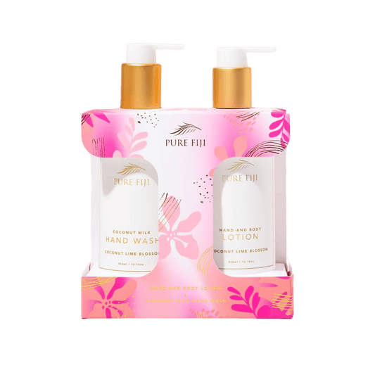 Vanity Hand Wash Duo - Coconut (300ml Handwash, 300ml Hand & Body Lotion set)