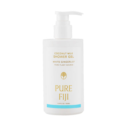 Coconut Milk Shower Gel 280mL - White Gingerlily