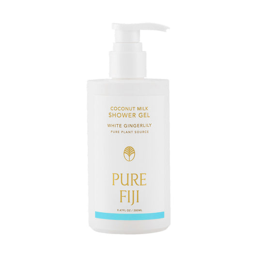 Coconut Milk Shower Gel 280mL - White Gingerlily