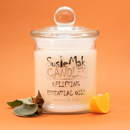 Bobble Top Candle 330g (Uplifting Essential Oils)